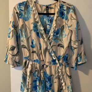 Romper Swim Cover up with Tassles - Medium